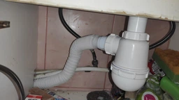 Сифон для мийки Waterstal А-40029 1 1/2″ пластик білий (GSR-000013267)