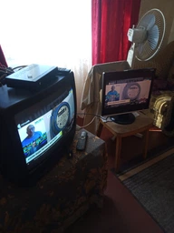 Кабель-переходник HDMI -> VGA эмулятор монитора конвертер адаптер с аудио 3.5 мм со звуком HDMI2VGA (519336542) Черный фото от покупателей 3