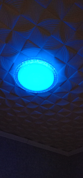 Люстра светодиодная потолочная LUMINARIA PLUTON 40W R390 SHINY 220V IP20, LED светильник с пультом ДУ фото от покупателей 2