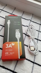 Кабель Grand-X USB Type-C 3A 1 м White (PC-03W) фото от покупателей 1