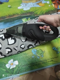 Автомобильный пылесос аккумуляторный Moltis М2, 2200mAh, 120W, от USB из ABS пластика черный 10001 фото от покупателей 14
