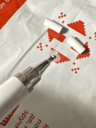 Універсальний стилус ручка для смартфонів та планшетів сріблястий фото від покупців 15
