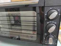 Духовка электрическая настольная SILVER CREST SGB A1 Mini 14 л домашняя печь для кухни гриль на 1,2 кВт для выпечки пиццы и мяса размеры 40x25.2x34.3см фото от покупателей 1