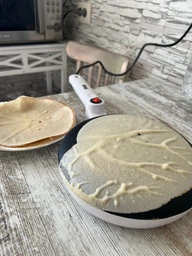 Блинница электрическая погружная DSP KC3016 20 см с антипригарным покрытием 650W фото от покупателей 1