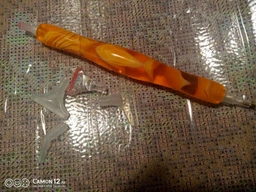 Стилус для Алмазної Мозаїки + 6 насадок SHLab Orange (30550)