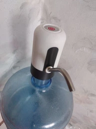 Электро помпа для бутилированной воды Water Dispenser EL-1014 аккумуляторная на бутыль белый
