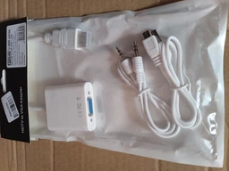 Адаптер STLab HDMI - VGA, 0.15 м с кабелями аудио и питания от USB (U-990 white) фото от покупателей 11