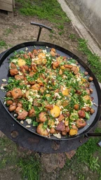 Мангал сковорода 50 см SHOP PAN з диску борони + кришка фото від покупців 9