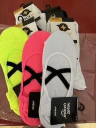 Носки Neseli Yoga с силиконовой подошвой розовые One size (37-43)