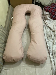 Подушка для беременных и отдыха U-образная MirSon № 8014 Eco Line "Coral" EcoSilk 140x75x20 см (2200006178385) фото от покупателей 1