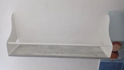 Полиця настінна Ferrum-decor Ізі 260x700x150 метал Білий ДСП Дуб Артизан 16 мм (IZI0055) фото від покупців 4