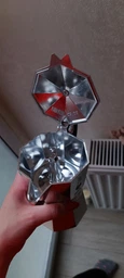 Гейзерная кофеварка Bialetti Moka Express на 4 чашки 230 мл серебристая (0001164)