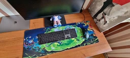 Игровая поверхность игровой коврик для мыши мышки и клавиатуры U&P Rick and Morty XXL 800x300 мм Control Speed Desk Mat противоскользящий компьютерный коврик на стол с прошитыми краями фото от покупателей 8