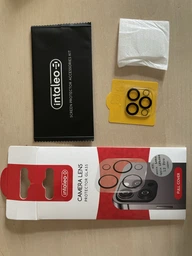 Защитное стекло для камеры смартфона Apple iPhone 12 Pro Intaleo Camera Lens Black (1283126565281)
