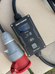 Зарядний пристрій OnCharger GBT 32А 7кВт WIFI ПЗВ Таймер Зарядка GB/T для електромобілів з Китаю BYD Han, Honda m-nv, VW id.4, zeekr та ін. фото від покупців 2
