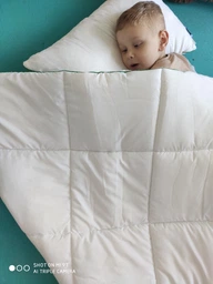 Набір дитячий демісезонний MirSon Ковдра Eco Ecosilk 851 Демі 110x140 + Подушка 40x60 см (2200000247018)