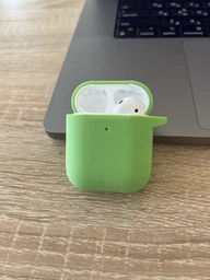 Чехол для наушников Armorstandart Ultrathin Silicone Case With Hook для Apple AirPods 2 Atrovirens (ARM59678) фото от покупателей 13