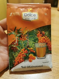 Концентрований чай Dolce Natura Обліпиха 50г х 12шт фото від покупців 4