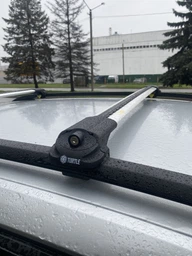 Поперечки на дах автомобіля для рейлінгів Turtle AIR 1 Чорний фото від покупців 9