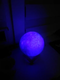 Нічник настільний LED RGB 3D Galaxy 12 см з пультом та акумулятором фото від покупців 17