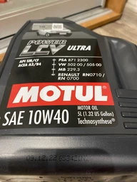 Моторное масло Motul Power LCV Ultra SAE 10W-40 5 л (106156)
