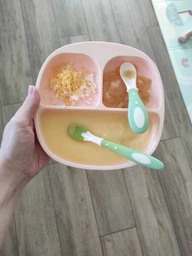 Набір дитячого посуду Baby Team ложок 2 шт. (6106_мятный) фото від покупців 1