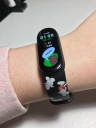 Комплект ремешков ArmorStandart для Xiaomi Mi Band 7/6/5 Cartoon hand-drawn 4 шт (ARM59730)