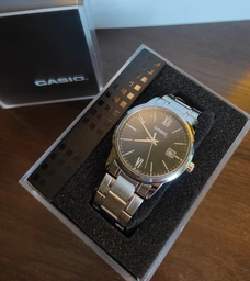 Чоловічий годинник Casio MTP-V002D-7B3 білий 30 м фото від покупців 4