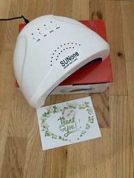 Лампа для маникюра Nail Lamp SUN One для покрытия ногтей гель лаком, гелем 48W UV/LED White фото от покупателей 15