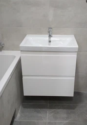 Тумба с умывальником CERSANIT Moduo Set B14 80x62x45см подвесная белая SZFZ1003896661 фото от покупателей 11