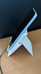 Телескопічна підставка для телефонів настільна Ldnio foldable desktop stand (4.7-7,2"). White фото від покупців 4