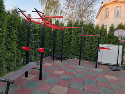 Вуличний спортивний комплекс TurnichOk SW-03 Графітовий фото від покупців 1