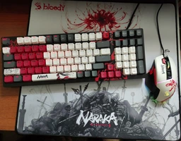 Клавіатура A4Tech Bloody S98 /з підсвічуванням/червоні перемикачі/Чорний/Красий/Білий УКР 257787 фото від покупців 2