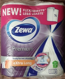 Паперові рушники Zewa Extra Long 2 шари 2 рулони 140 відривів (7322541192864)