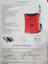 Акумуляторний обприскувач KF-10 Forte