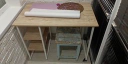 Компьютерный стол Ferrum-decor Кевин 75x120x60 белый ДСП Дуб Сан-Марино 16мм
