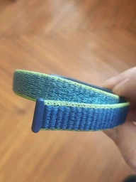 Ремешок нейлоновый MRK для фитнес браслета Xiaomi Mi Band 7/6/5/4/3 Черный+dark blue (mrk6388) фото от покупателей 16