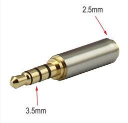 Перехідник Ugreen аудіо 3.5 mm штекер to 2.5 mm роз'єм (20502)