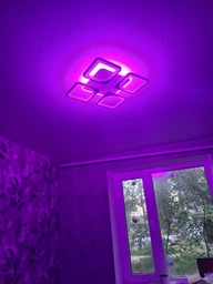 Люстра светодиодная 517 Light 3color с пультом 96Вт Черный (01188) фото от покупателей 5