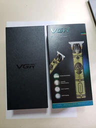 Тример для стрижки волосся та бороди VGR V-085 USB 1500 mAh золотистий фото від покупців 7