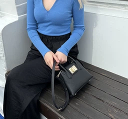 Сумка кросс-боди женская Parfois Hand Bag Tote 205369-BK (5608348211727)