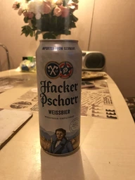 Упаковка пива Hacker-Pschorr Weissbier світле нефільтроване 5.5% 0.5 л х 24 шт (4004866262608)
