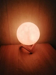 Настольный светильник Луна Moon Night Light 15 см с пультом 16 цветов / детский ночник фото от покупателей 1