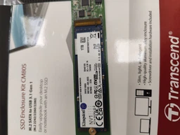 Портативный корпус для Transcend SSD SATA M.2 2280 - USB 3.1 Gen 1 Metal Silver (TS-CM80S) фото от покупателей 1