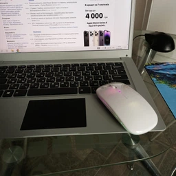 Компьютерная бесшумная USB беспроводная мышка Wireless 2.4 ГГц Mouse оптическая мышь на аккумуляторе (753346680) для пк/планшета (беспроводная мышь) Белая фото от покупателей 1