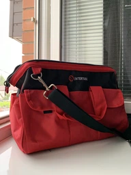 Сумка для инструментов, 16 карманов 405 мм x 230 мм x 300 мм INTERTOOL BX-9005 фото от покупателей 4