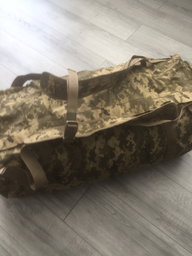 Сумка-баул-рюкзак уставная тактическая на 100 л ММ-14 Пиксель фото от покупателей 2
