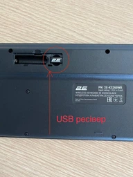 Клавиатура беспроводная 2E KS260 WL Black (2E-KS260WB) фото от покупателей 6