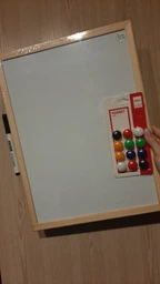 Доска сухостираемая магнитная 2х3 в деревянной рамке ecoBoard 30x40 см (TS34/C) фото от покупателей 1
