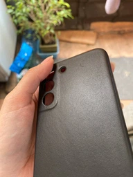 Чехол кожаный противоударный Leather Cover для Samsung Galaxy S22 (S901) Gray фото от покупателей 2